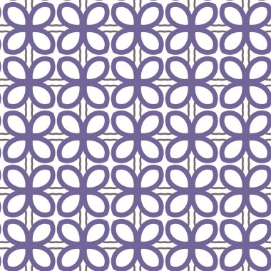 Geometrik şekilli kusursuz desen vektör çizimi