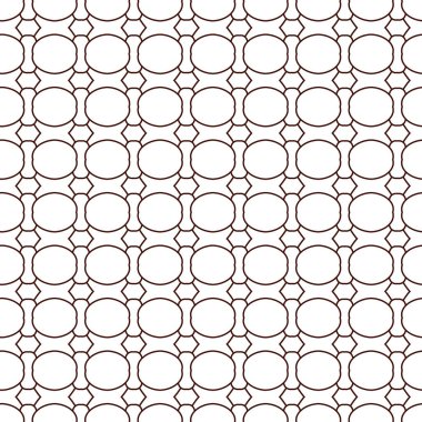 Geometrik şekilli kusursuz desen vektör çizimi