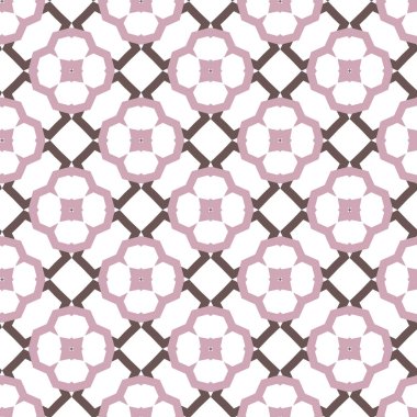 Geometrik şekilli kusursuz desen vektör çizimi