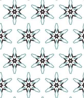 Geometrik şekilli kusursuz desen vektör çizimi