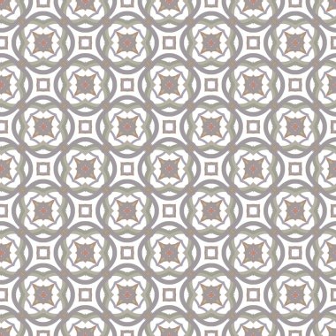 Geometrik şekilli kusursuz desen vektör çizimi