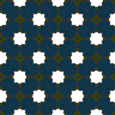 geometrik şekilli kusursuz desen