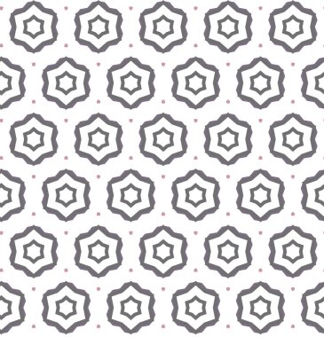 Geometrik şekilli kusursuz desen vektör çizimi