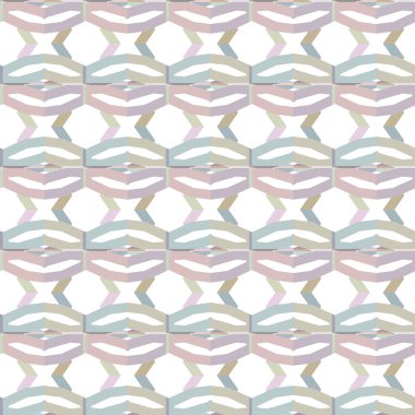 Geometrik şekilli kusursuz desen vektör çizimi