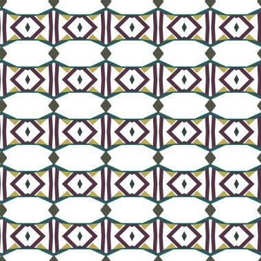 geometrik şekilli kusursuz desen