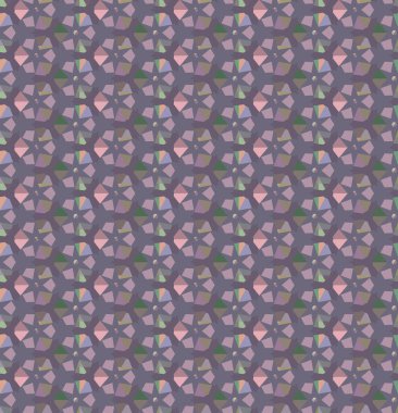 Geometrik şekilli kusursuz desen vektör çizimi