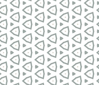 Geometrik şekilli kusursuz desen vektör çizimi