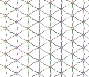 Geometrik şekilli kusursuz desen vektör çizimi