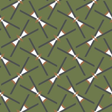 Geometrik şekilli kusursuz desen vektör çizimi