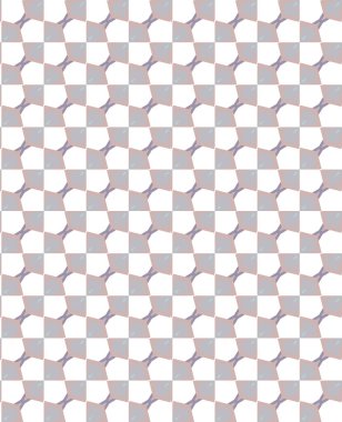 Geometrik şekilli kusursuz desen vektör çizimi