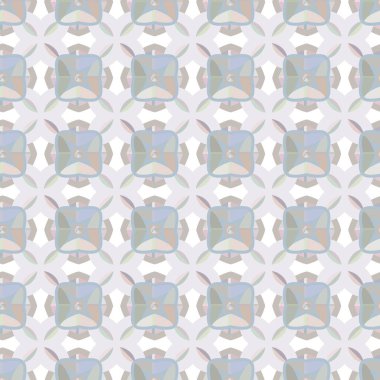 Geometrik şekilli kusursuz desen vektör çizimi