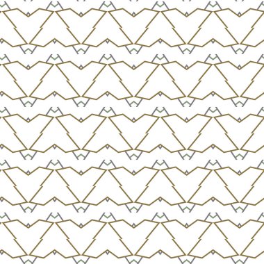 Geometrik şekilli kusursuz desen vektör çizimi