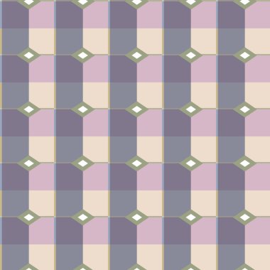 Geometrik şekilli kusursuz desen vektör çizimi