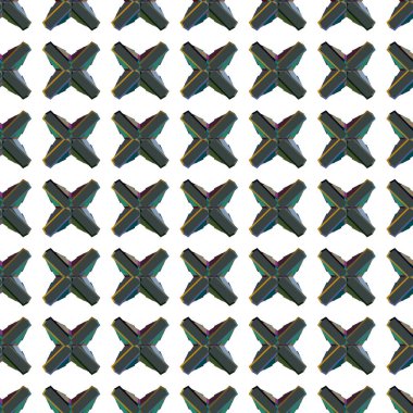 Geometrik şekilli kusursuz desen vektör çizimi