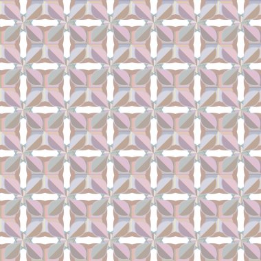 Geometrik şekilli kusursuz desen vektör çizimi