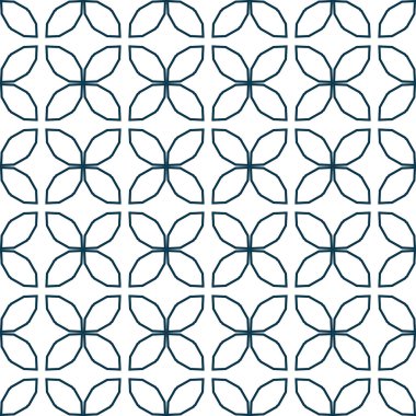 Geometrik şekilli kusursuz desen vektör çizimi