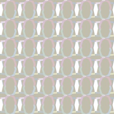 Geometrik şekilli kusursuz desen vektör çizimi