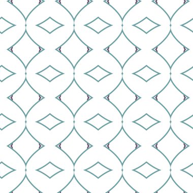 Geometrik şekilli kusursuz desen vektör çizimi