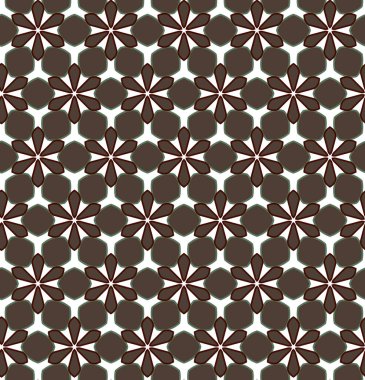 Geometrik şekilli kusursuz desen vektör çizimi