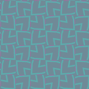 Geometrik şekilli kusursuz desen vektör çizimi