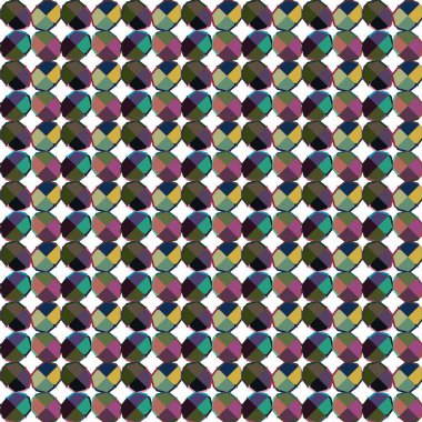 Geometrik şekilli kusursuz desen vektör çizimi