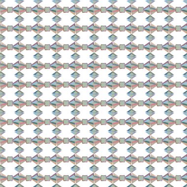 Geometrik şekilli kusursuz desen vektör çizimi