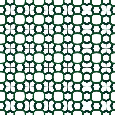 Geometrik şekilli kusursuz desen vektör çizimi