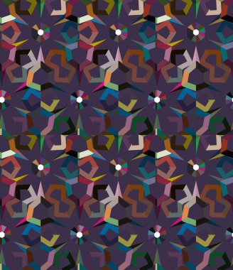 geometrik şekilli kusursuz desen