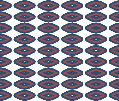 Geometrik şekilli kusursuz desen vektör çizimi