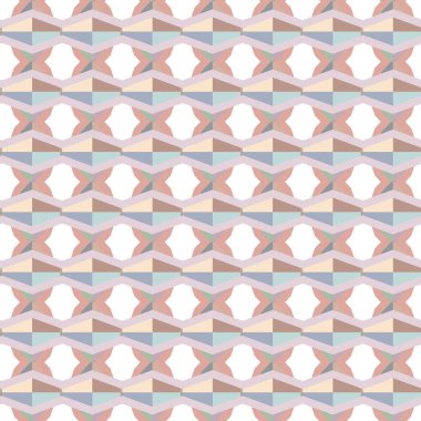 Geometrik şekilli kusursuz desen vektör çizimi