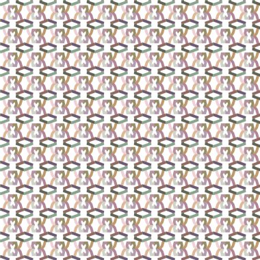 geometrik şekilli kusursuz desen