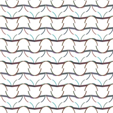 Geometrik şekilli kusursuz desen vektör çizimi