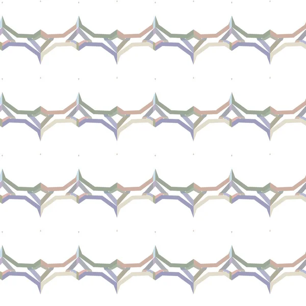 Patrón Sin Costura Con Formas Geométricas Vector Ilustración — Archivo Imágenes Vectoriales