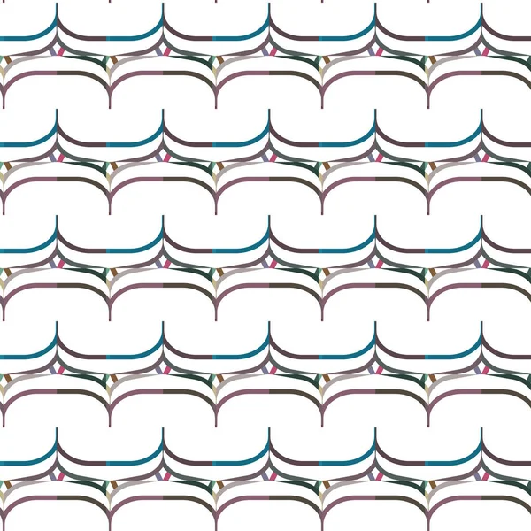 Geometrik şekilli kusursuz desen vektör çizimi