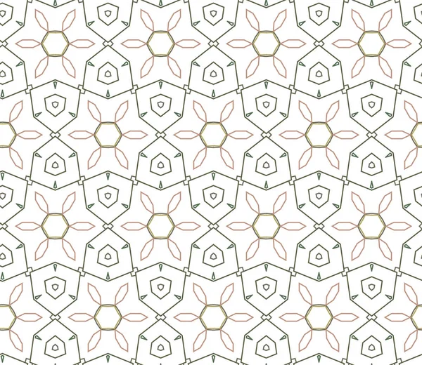 geometrik şekilli kusursuz desen