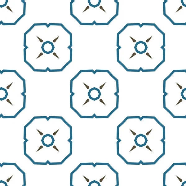 Geometrik şekilli kusursuz desen vektör çizimi