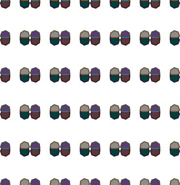 Geometrik şekilli kusursuz desen vektör çizimi