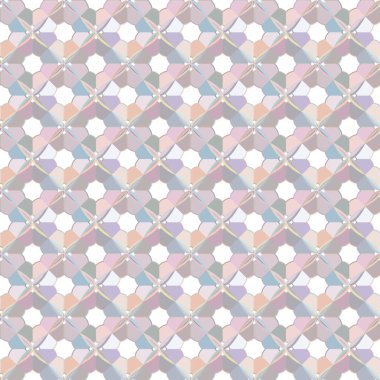 Geometrik şekilli kusursuz desen vektör çizimi