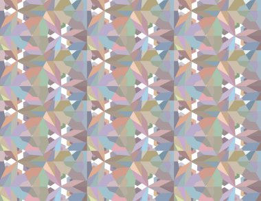 Geometrik şekilli kusursuz desen vektör çizimi