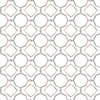 Geometrik şekilli kusursuz desen vektör çizimi