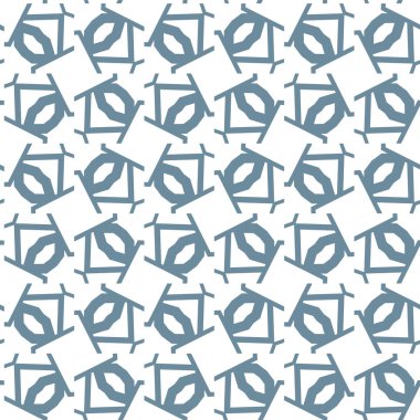 Geometrik şekilli kusursuz desen vektör çizimi