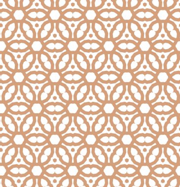 Geometrik şekilli kusursuz desen vektör çizimi