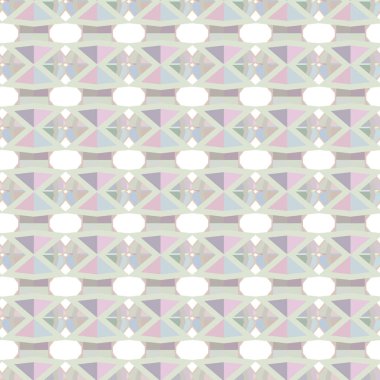 Geometrik şekilli kusursuz desen vektör çizimi