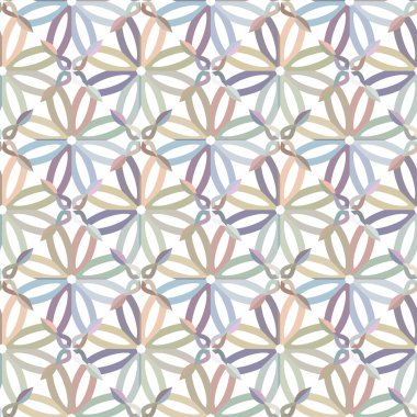 Geometrik şekilli kusursuz desen vektör çizimi