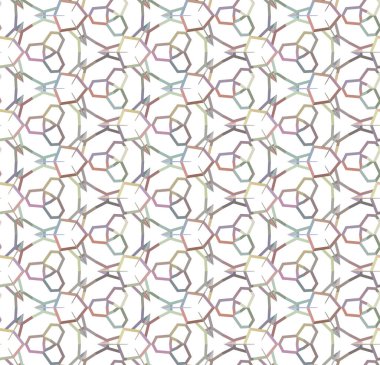 geometrik şekilli kusursuz desen