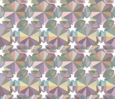 Geometrik şekilli kusursuz desen vektör çizimi