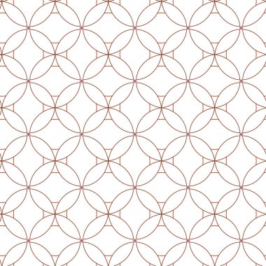 Geometrik şekilli kusursuz desen vektör çizimi