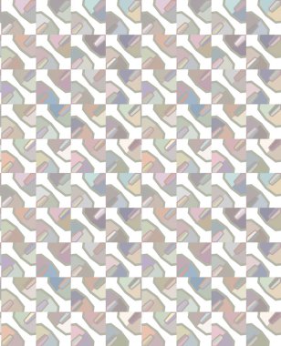 Geometrik şekilli kusursuz desen vektör çizimi