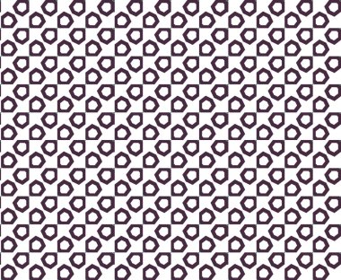 Geometrik şekilli kusursuz desen vektör çizimi