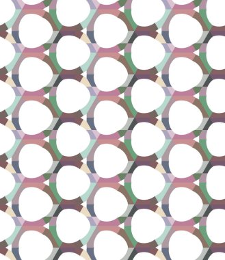 Geometrik şekilli kusursuz desen vektör çizimi